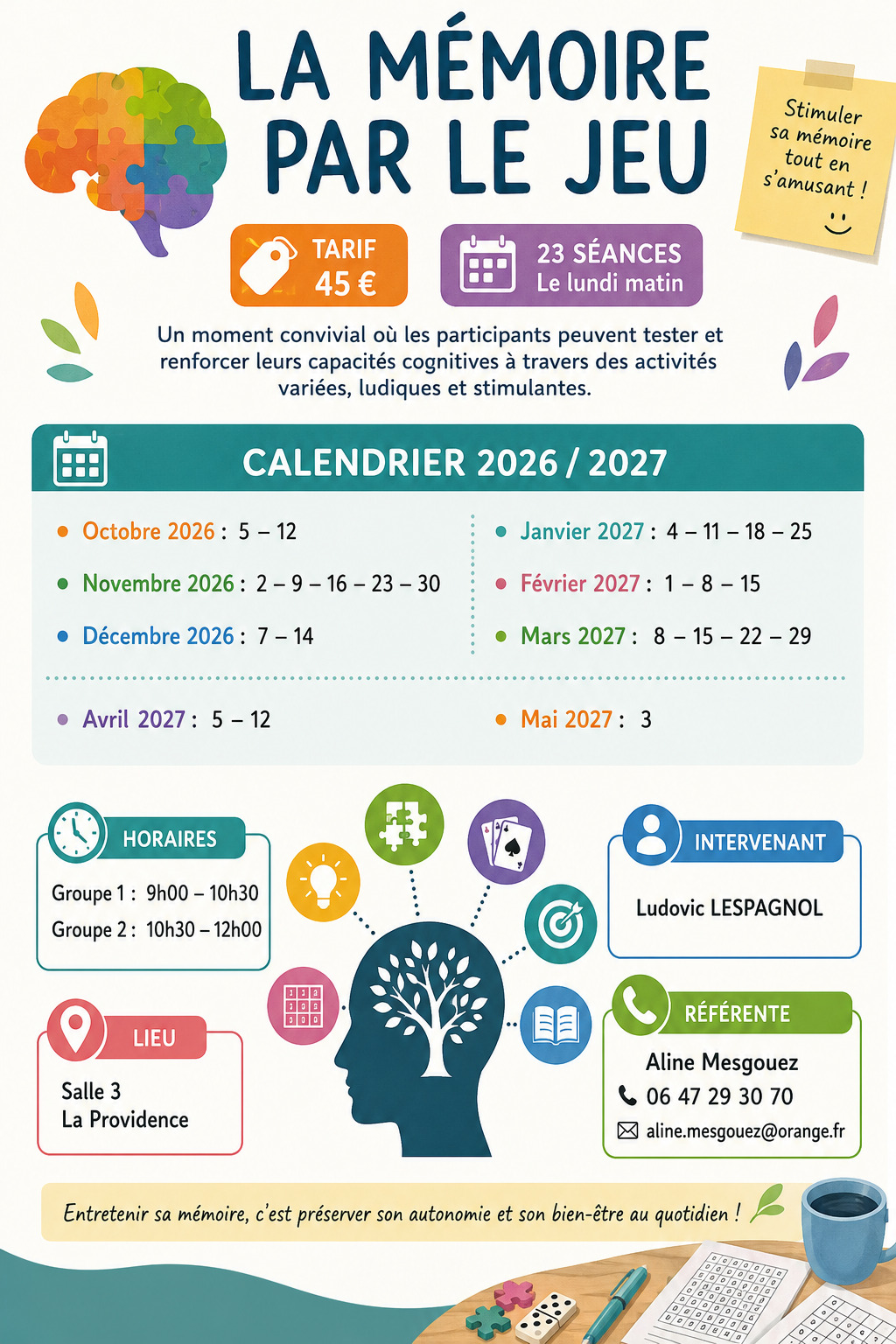 La mémoire par le jeu  - Le retour
